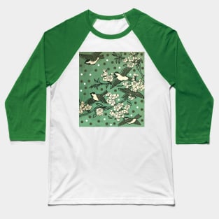 Birds in tree branches Baseball T-Shirt